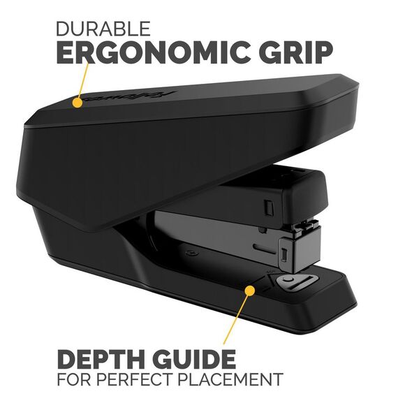 Fellowes Lx840 Half Strip Easy Press Stapler Black - FEL 5012901 - Al Masam Stationery LLC