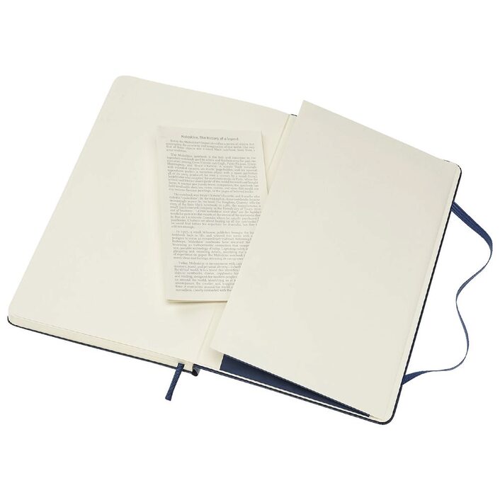 Moleskine Dot Grid Notebook Hard Cover A5 Sepphire Blue - Al Masam Stationery LLC