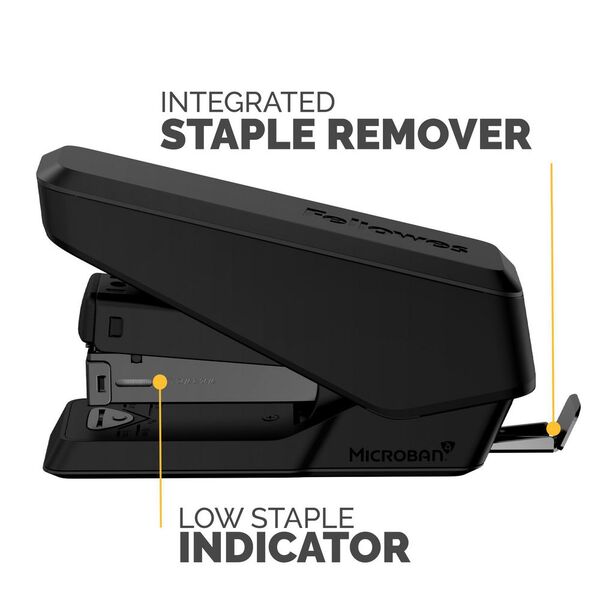 Fellowes Lx840 Half Strip Easy Press Stapler Black - FEL 5012901 - Al Masam Stationery LLC