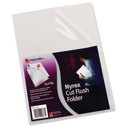 2 Side Open Rexel Cutflush Folder PFC/A4