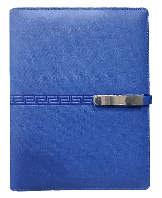 AMS-RM-S-220 - BLUE PU LEATHER ORGANIZER - Al Masam Stationery LLC