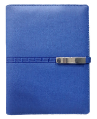 AMS-RM-S-220 - BLUE PU LEATHER ORGANIZER - Al Masam Stationery LLC