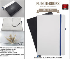 AMS-RM 82 - PU Note book - A5 size - Al Masam Stationery LLC