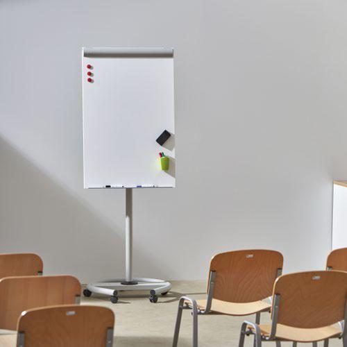 Rocada Mobile Magnetic Flipchartwith Height Adjustable & With 2 Arms Model - 617  - RCD 617 - Al Masam Stationery LLC