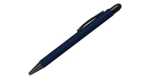 AMS-PN-42  - Rubberized pens with Stylus - Al Masam Stationery LLC