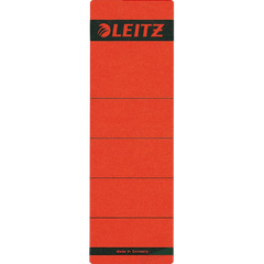 Leitz SPINE LABEL-RED-SHORT-BROAD