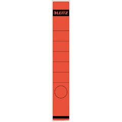 Leitz SPINE LABEL-RED-LONG-NARROW