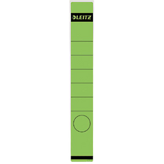 Leitz SPINE LABEL-GRN-LONGNARROW