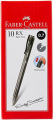 FABER-CASTELL Ballpen RX7 0.7 Black - Al Masam Stationery LLC