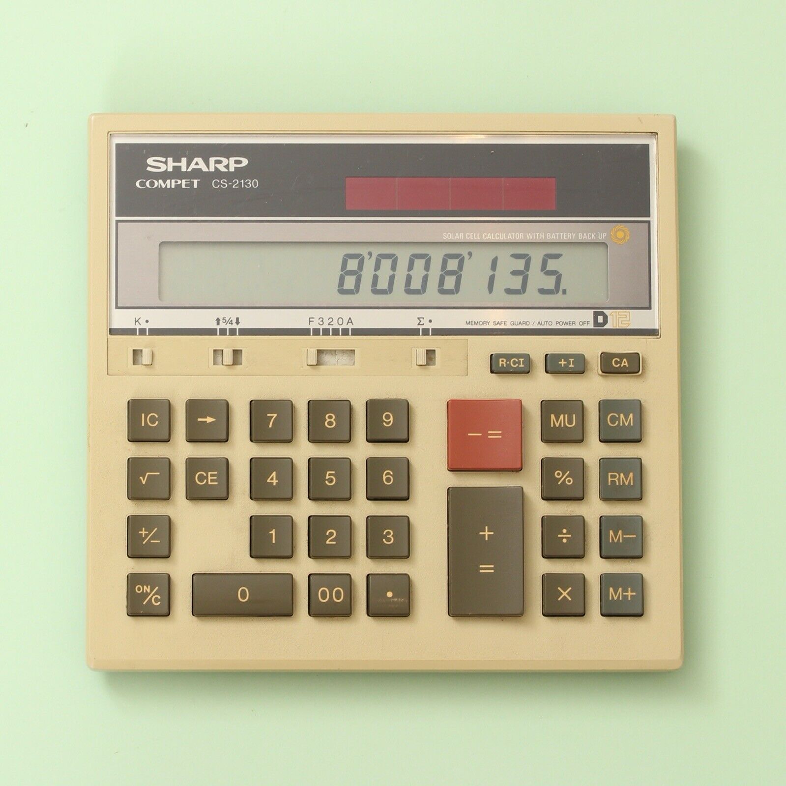 Sharp Calculator , Model - CS2130 - Al Masam Stationery LLC Main image