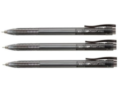 FABER-CASTELL Ballpen RX7 0.7 Black - Al Masam Stationery LLC