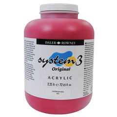 System 3 Acrylic Paint CADMIUM RED DP HUE 2.25L - Al Masam Stationery LLC