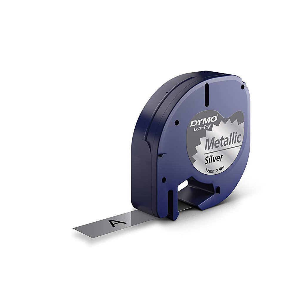 DYMO TP 12MMX4M LT METALLIC SLV - Al Masam Stationery LLC