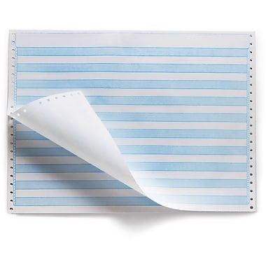 Computer Paper 15.31 Inch x 11 Inch Green Bar 1 Ply - Al Masam Stationery LLC