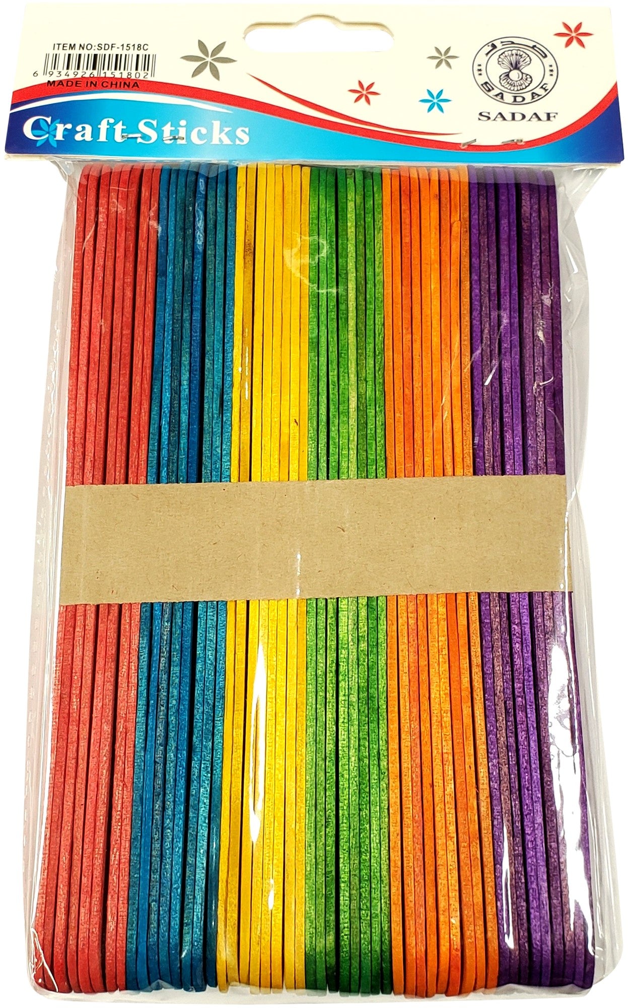 SADAF ICE-CREAM/CRAFT-COLOLR STICK-PD-96 - Al Masam Stationery LLC Main image