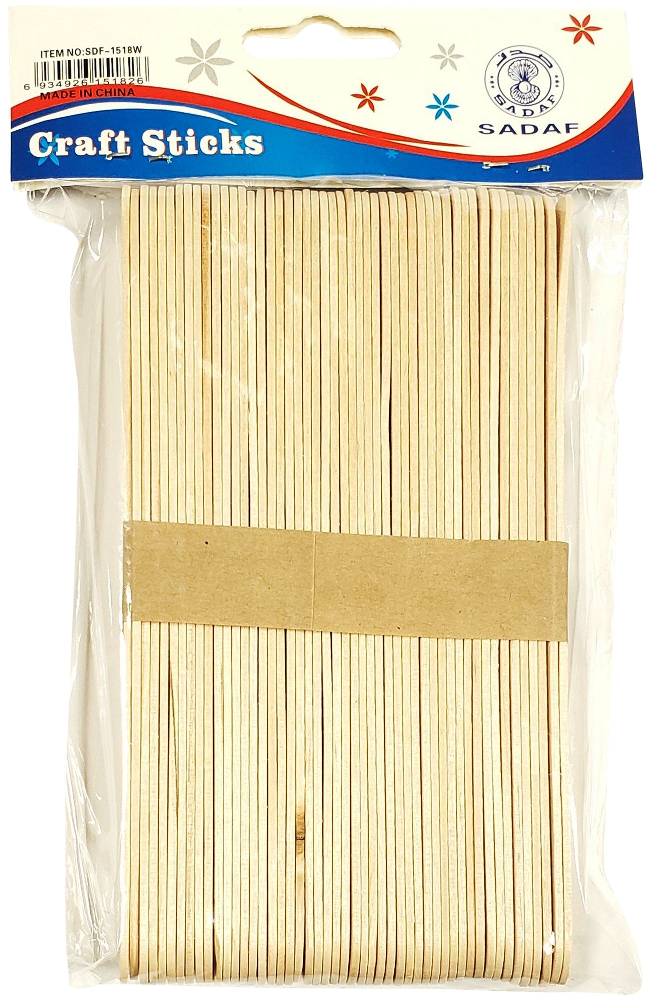 SADAF ICE-CREAM/CRAFT WHITE STICK-PD-96 - Al Masam Stationery LLC Main image
