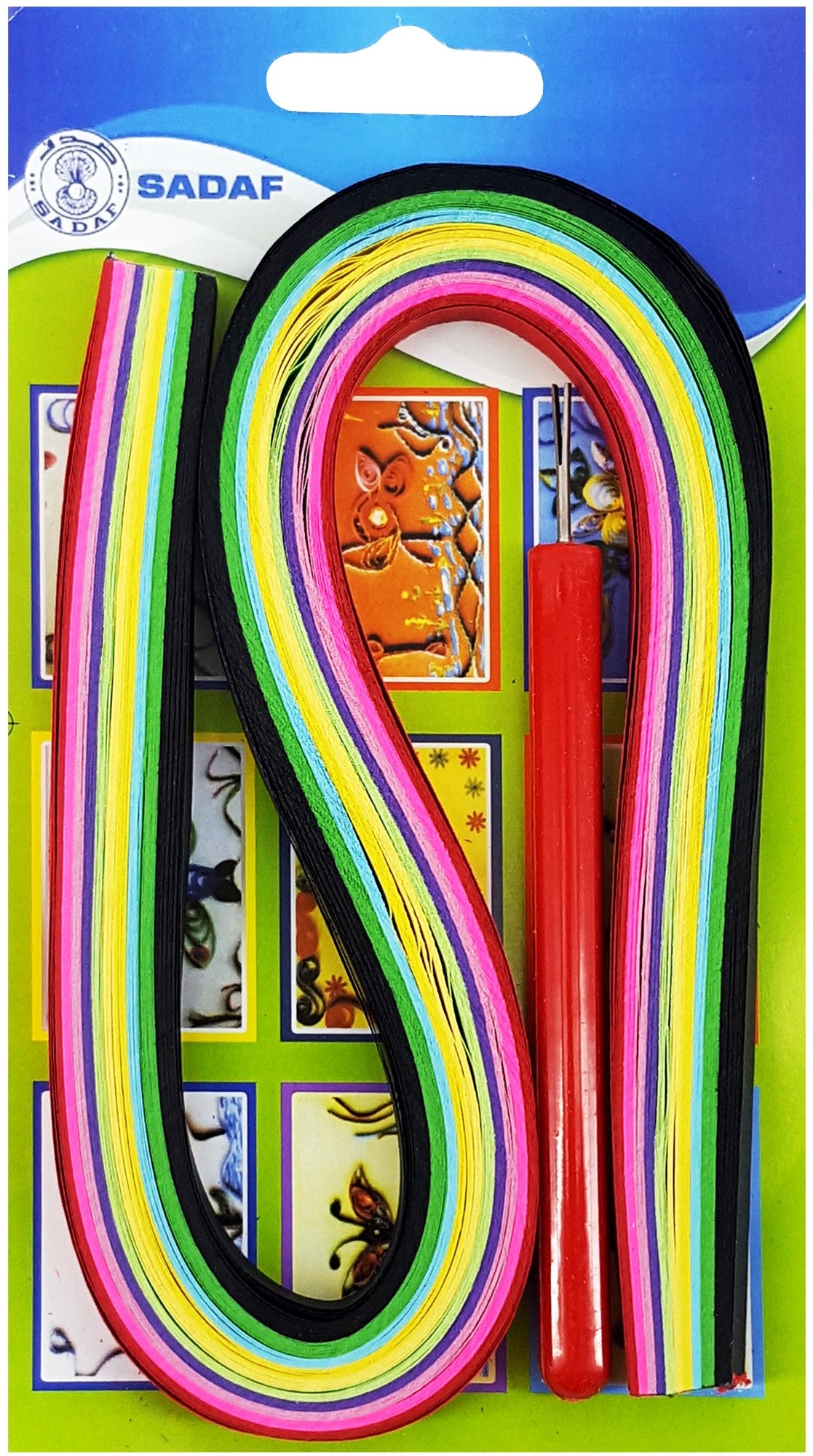 SADAF QUILLING ART PAPER W/PEN 7X420MM PD-99 - Al Masam Stationery LLC Main image