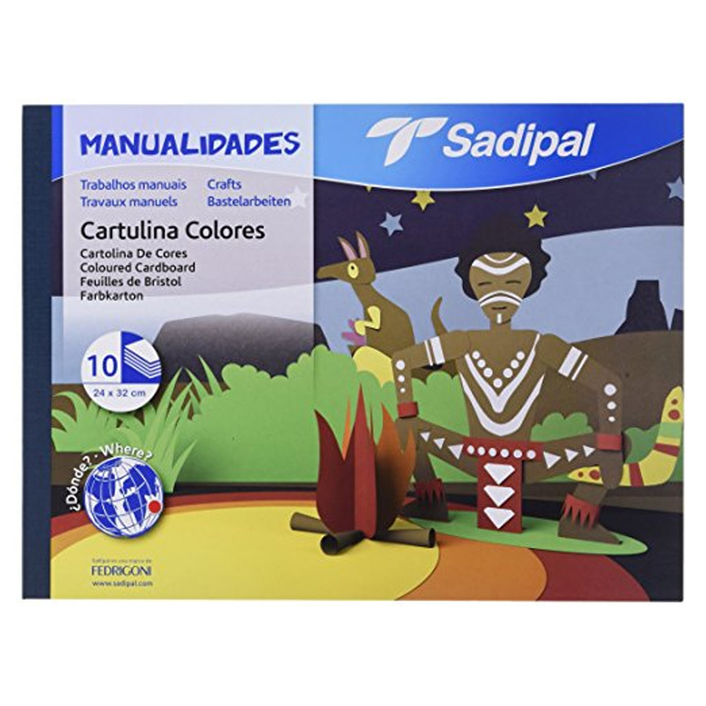 SADIPAL Coloured Card Board Colour Sheets 32x24cm - Al Masam Stationery LLC Main image