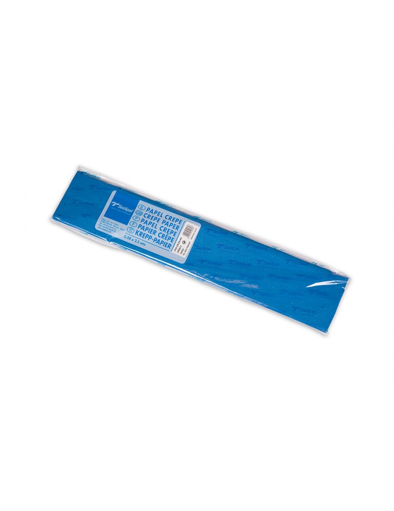 SADIPAL Crepe Paper Roll-32GMS-0.5x2.5m-Turquoise - Al Masam Stationery LLC Main image