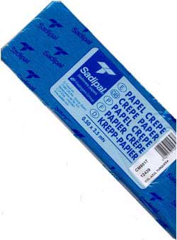 SADIPAL Crepe Paper Roll-32GMS-0.5x2.5m-Turquoise Secondary image