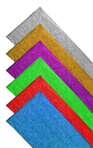 SADIPAL Crepe Paper Roll-High Light Fastness-0.5x2.5m- Aluminnium Gold Secondary image