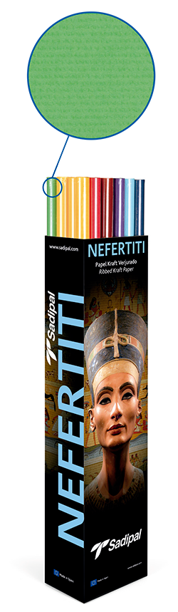 SADIPAL Display Craft Ribbed.Paper Neferiti Range-High Resistant-65GM-1x3m-24 Rolls (AVAILABLE IN SA11286) - Al Masam Stationery LLC Main image