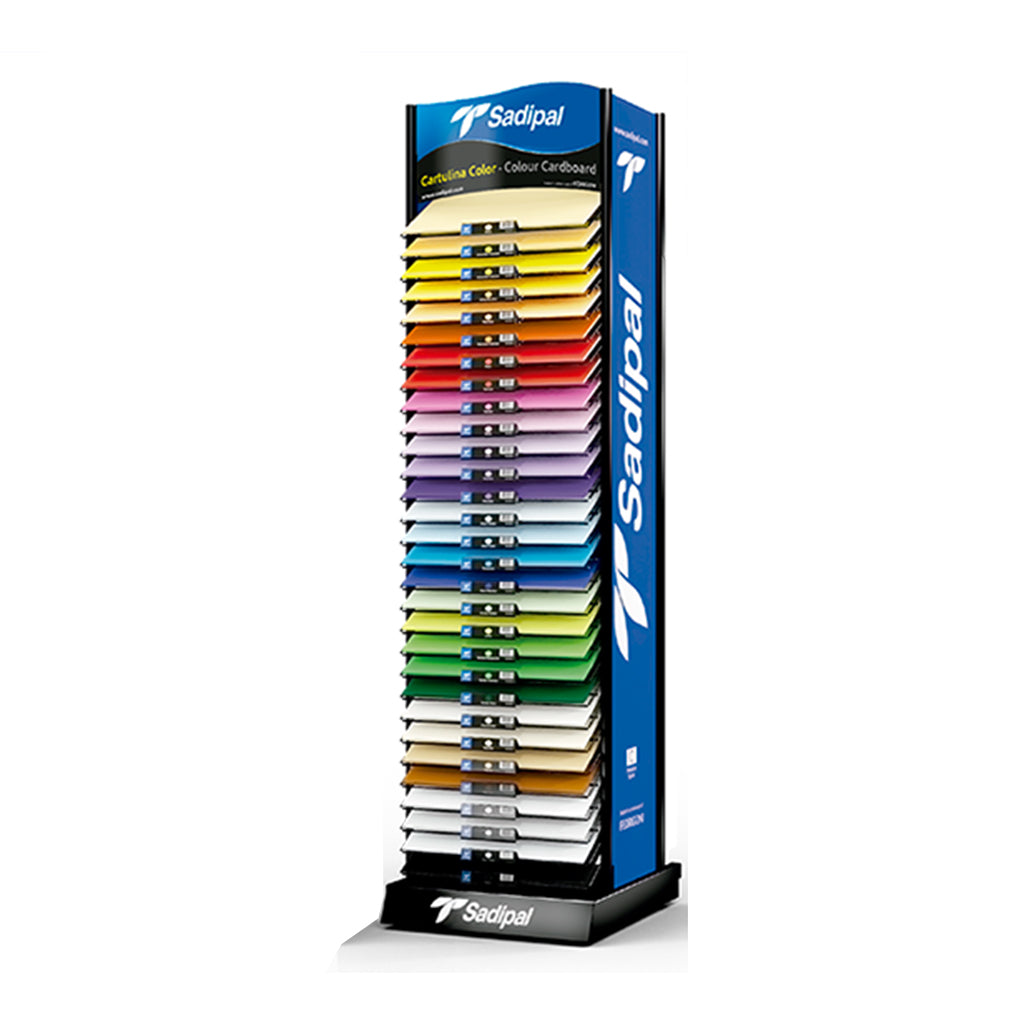 SADIPAL Metal Empty Display CB Col.Sheets-Corrugated/Aluminium/Fluorescent-30 Col - Al Masam Stationery LLC Main image