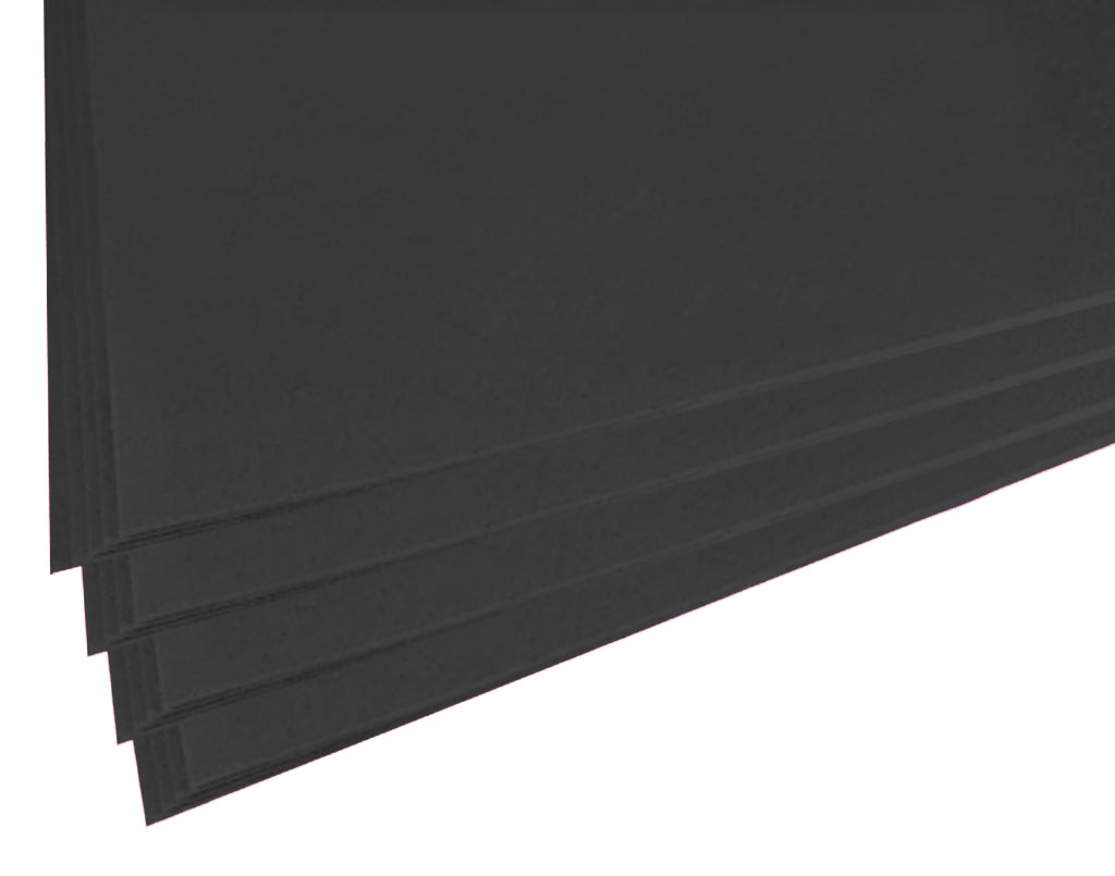 SADIPAL Sirio Card Board Colour Sheets-50x65cm-170 GMS-Black 25SHT/PK - Al Masam Stationery LLC Main image