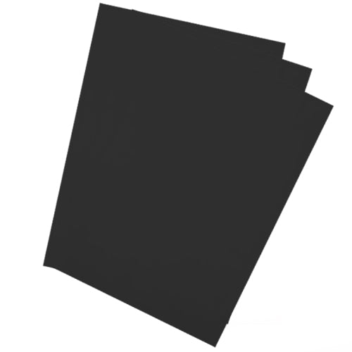 SADIPAL SIRIO Card Board Colour Sheets A4-21x29.7cm-170GMS-Black - Al Masam Stationery LLC Main image