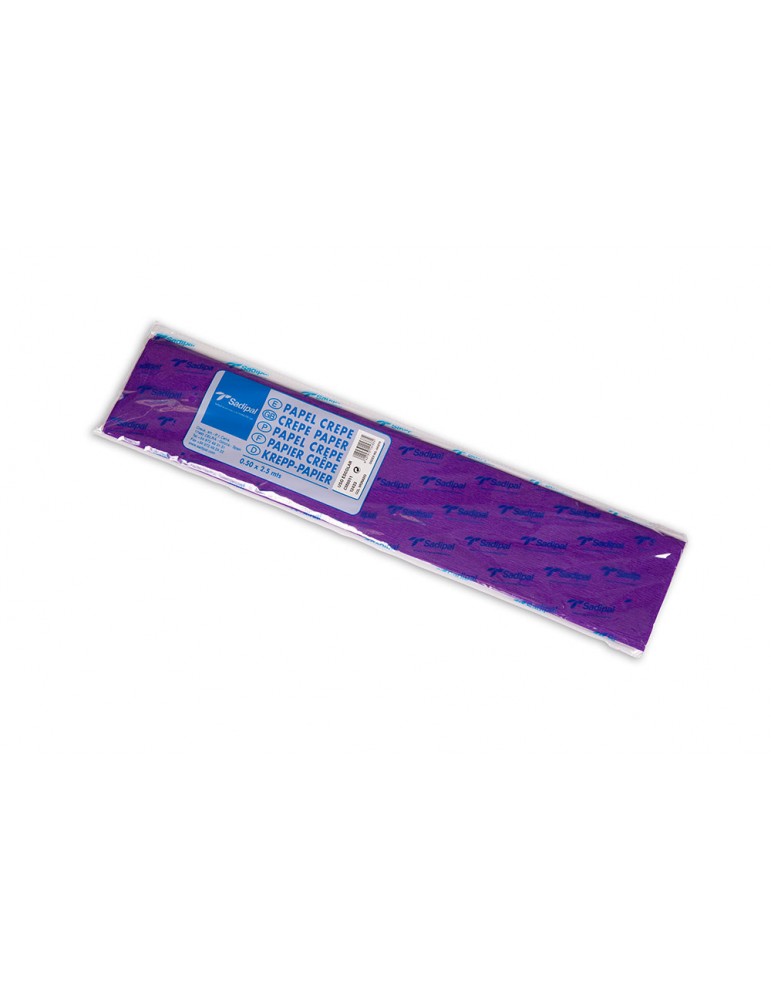 SADIPAL Crepe Paper Roll-32GMS-0.5x2.5m-Purple - Al Masam Stationery LLC