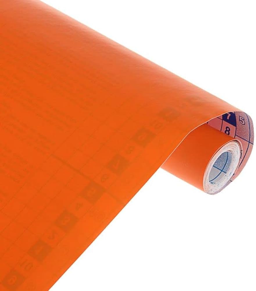 SADIPAL Self Adhesive Velvet Film-High S&T-0.45x1m-Orange - Al Masam Stationery LLC Main image