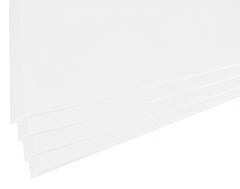 SADIPAL Sirio  Card Board Colour Sheets-50 x 65 cm-170 GMS-White 25SHT/PK - Al Masam Stationery LLC