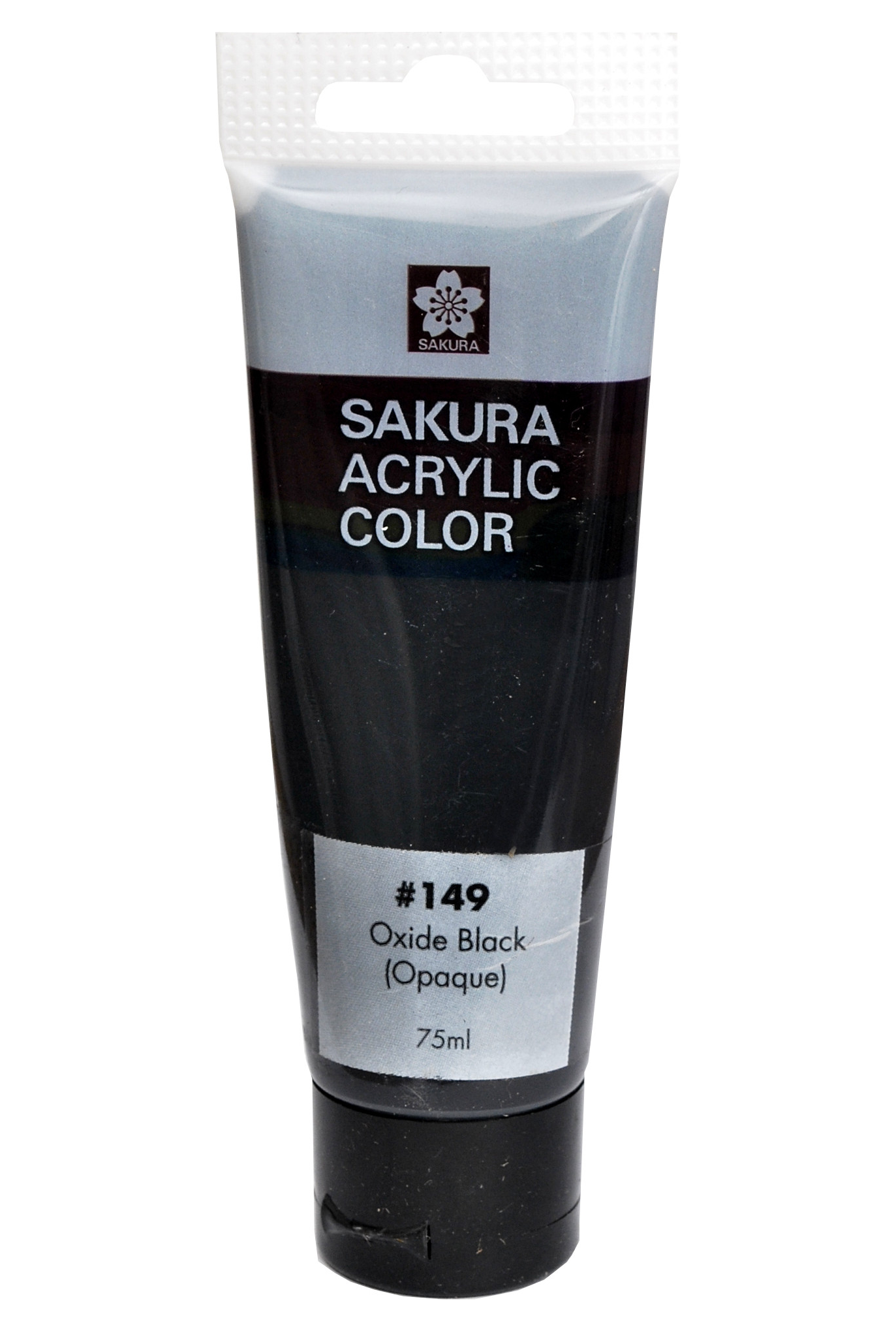SAKURA ACRYLIC 75ML OXIDE BLACK - Al Masam Stationery LLC Main image