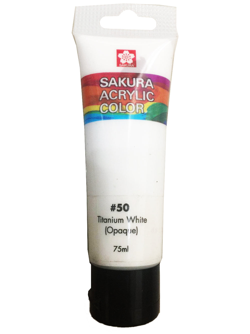 SAKURA ACRYLIC 75ML TITANIUM WHITE - Al Masam Stationery LLC Main image