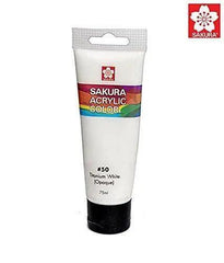 SAKURA ACRYLIC 75ML TITANIUM WHITE - Al Masam Stationery LLC