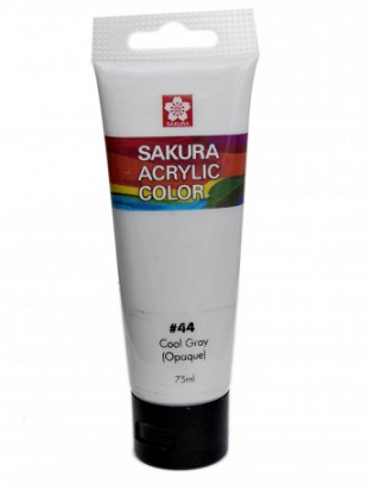 SAKURA ACRYLIC 75ML COOL GRAY - Al Masam Stationery LLC Main image