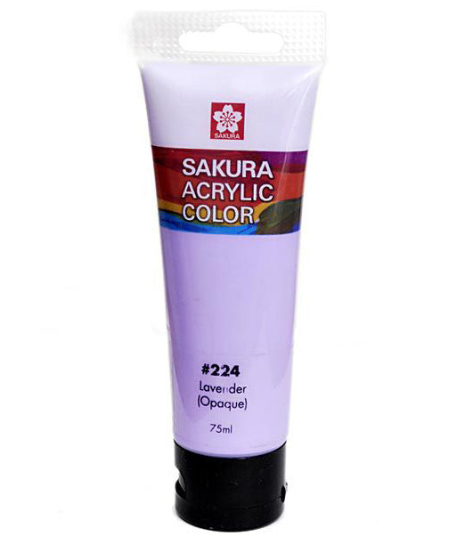 SAKURA ACRYLIC 75ML LAVENDER - Al Masam Stationery LLC Main image