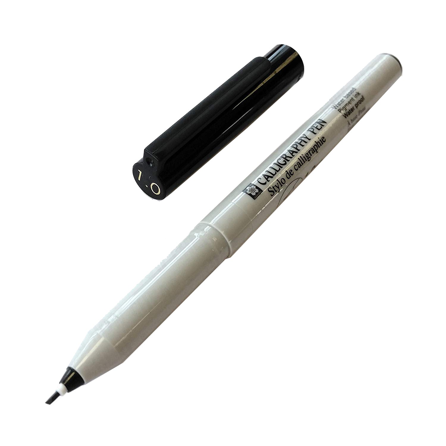SAKURA CALLIGRAPHY PEN 1.0MM BLACK - Al Masam Stationery LLC Main image