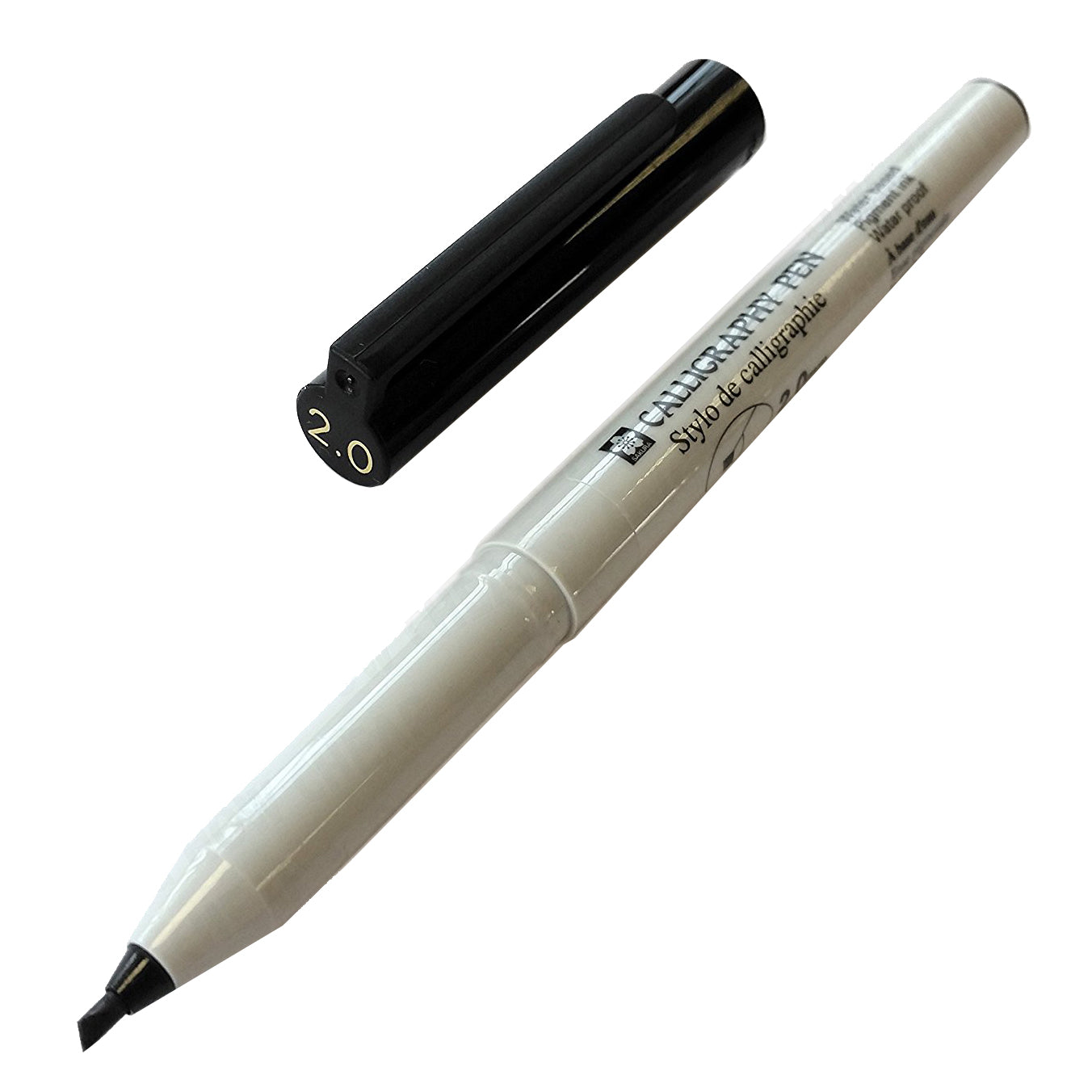 SAKURA CALLIGRAPHY PEN 2.0MM BLACK - Al Masam Stationery LLC Main image