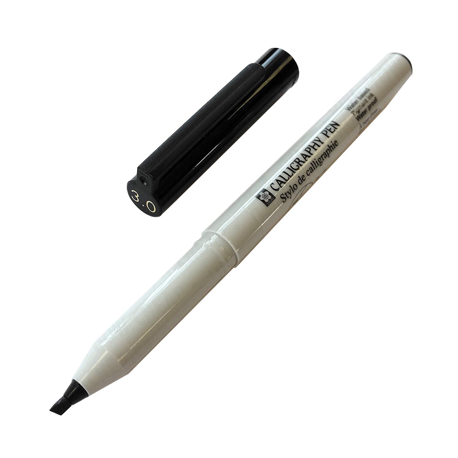 SAKURA CALLIGRAPHY PEN 3.0MM BLACK - Al Masam Stationery LLC Main image
