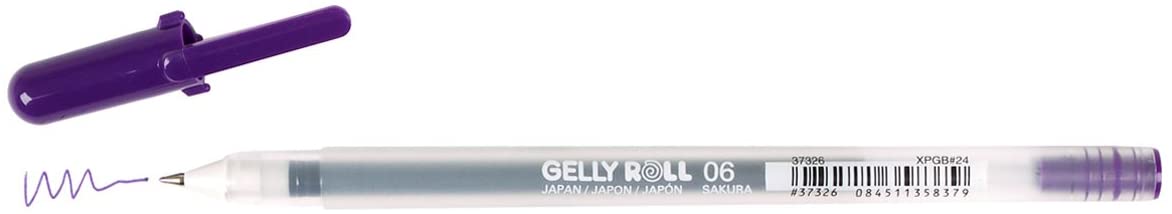 BALL POINT GELLY ROLL PURPLE - Al Masam Stationery LLC Main image