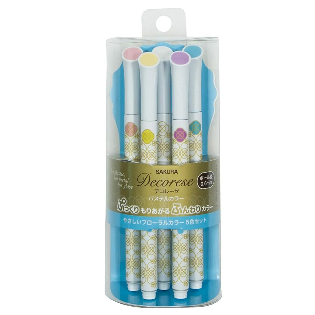 DECORESE PASTEL 5 COLORS SET B - Al Masam Stationery LLC Main image