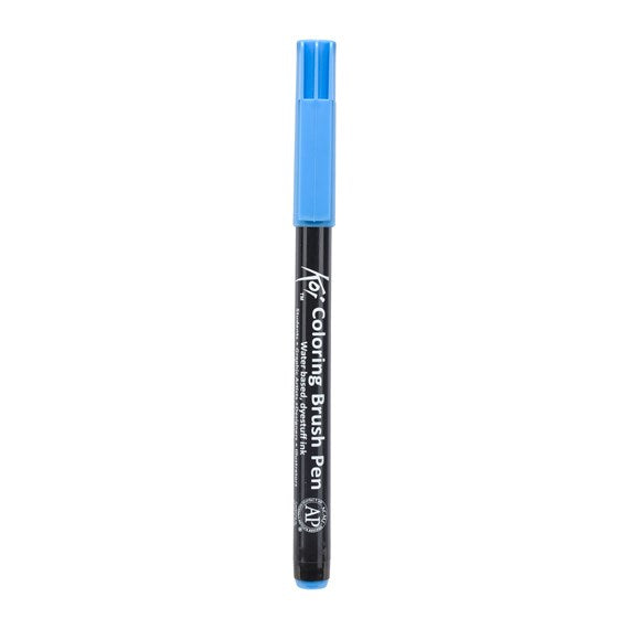 Koi Colouring Brush Pen Aqua Blue - Al Masam Stationery LLC Main image