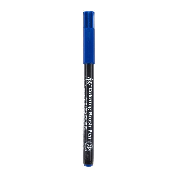 Koi Colouring Brush Pen Blue - Al Masam Stationery LLC Main image