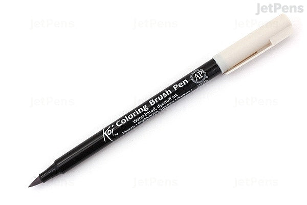 Koi Colouring Brush Pen Light Cool Gray - Al Masam Stationery LLC Main image