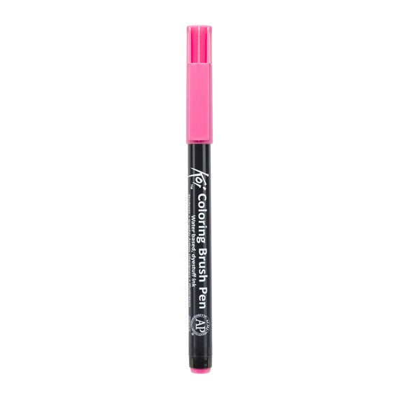 Koi Colouring Brush Pen Magenta Pink - Al Masam Stationery LLC Main image
