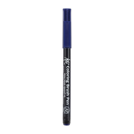Koi Colouring Brush Pen Prussian Blue - Al Masam Stationery LLC Main image