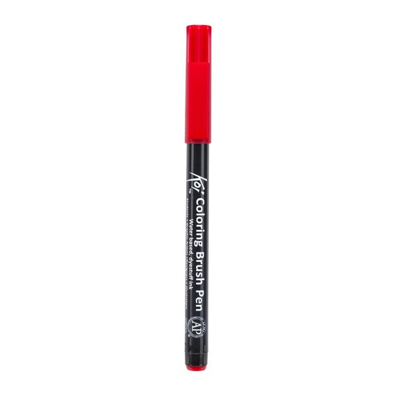 Koi Colouring Brush Pen Red - Al Masam Stationery LLC Main image