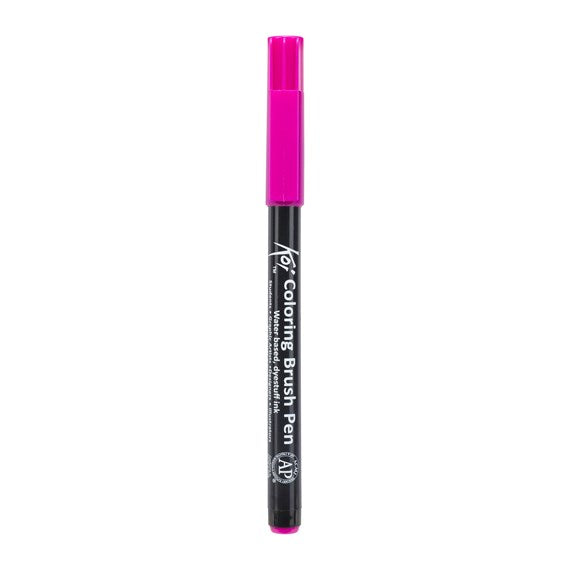Koi Colouring Brush Pen Rose Red - Al Masam Stationery LLC Main image