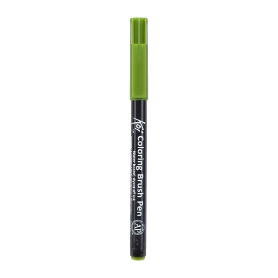 Koi Colouring Brush Pen Sap Green - Al Masam Stationery LLC Main image